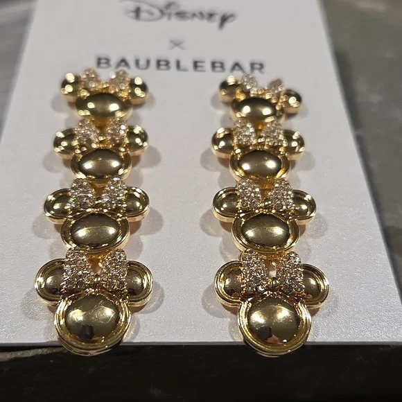 Disney MINNIE MOUSE Baublebar Earrongs NWT - Picture 3 of 6